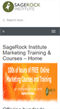 Mobile Screenshot of institute.sagerock.com